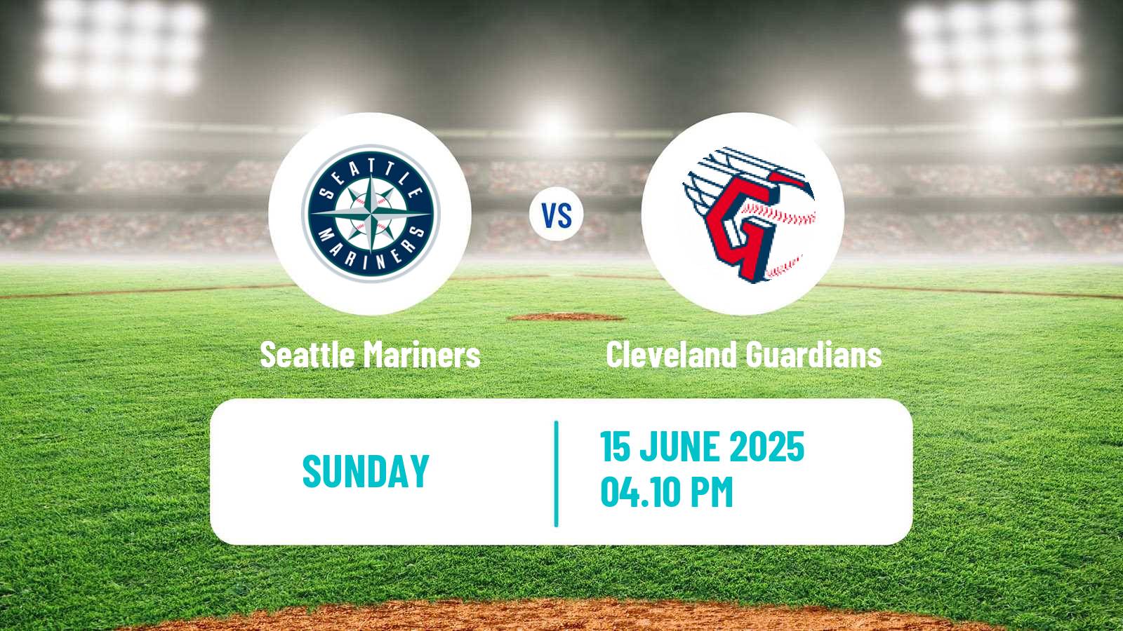 Baseball MLB Seattle Mariners - Cleveland Guardians
