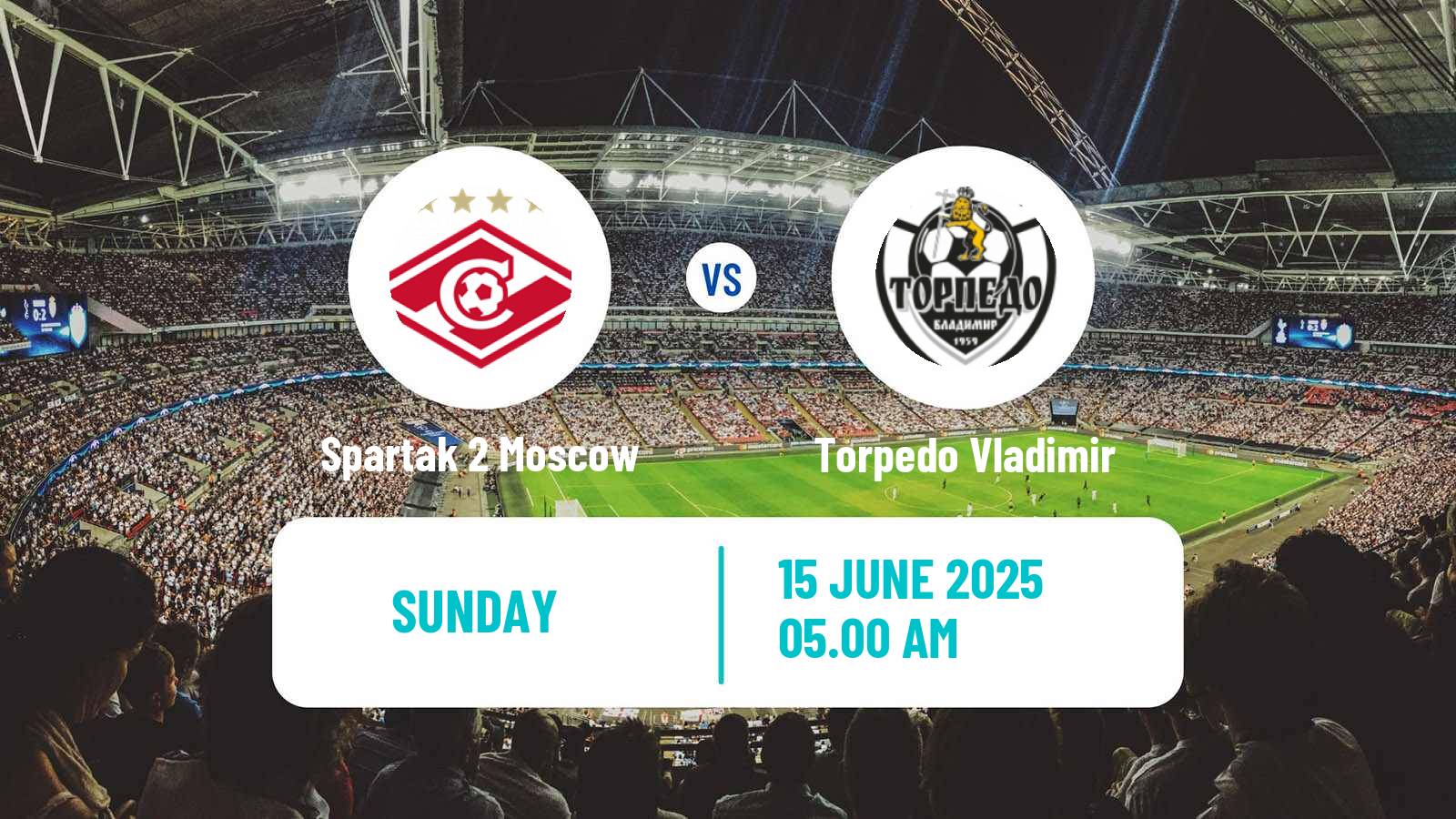 Soccer FNL 2 Division B Group 2 Spartak 2 Moscow - Torpedo Vladimir