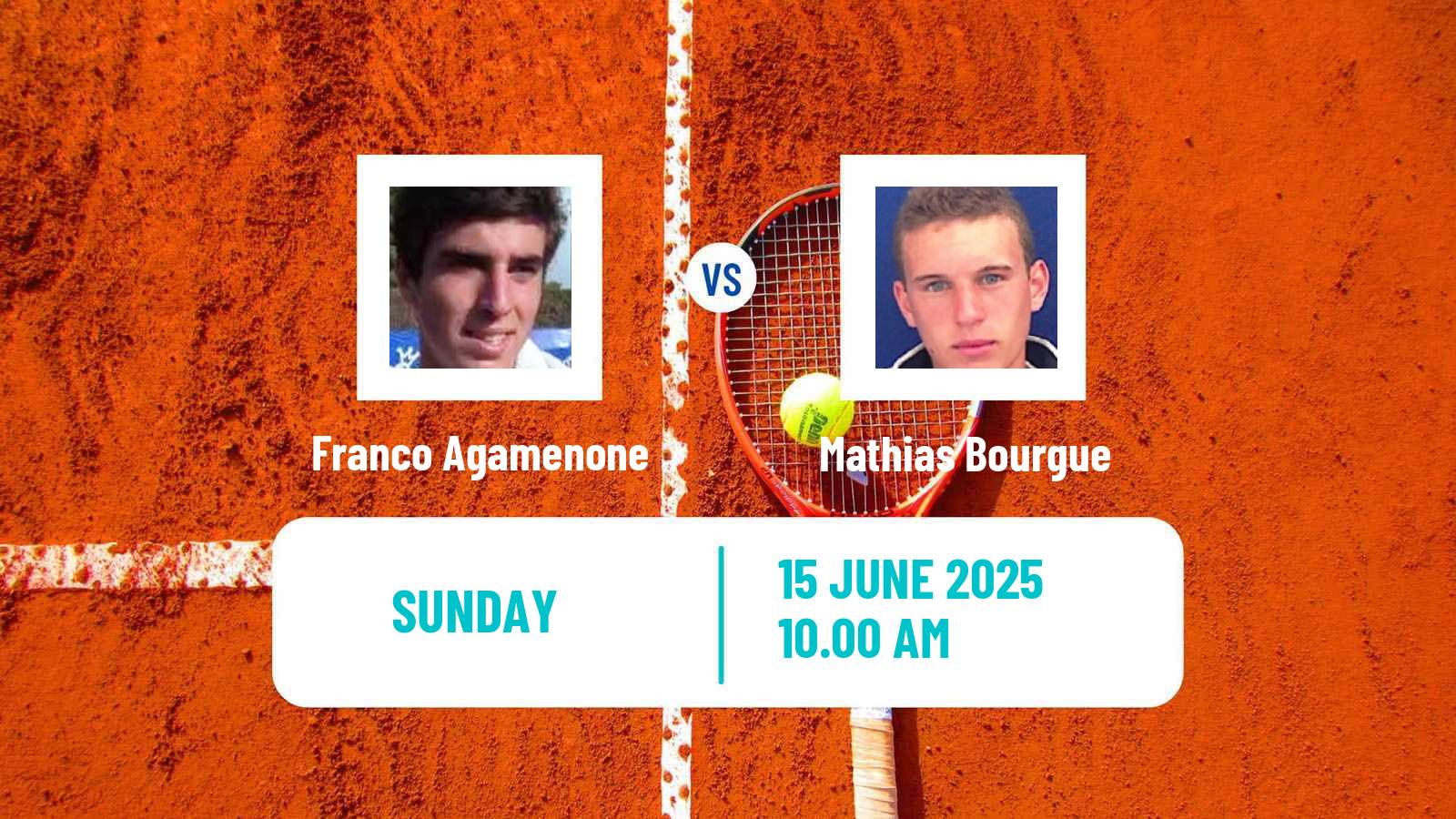 Tennis Royan Challenger Men Franco Agamenone - Mathias Bourgue