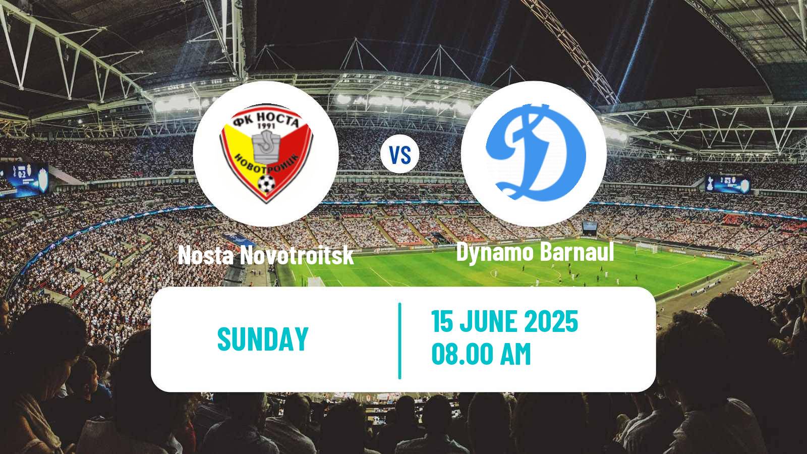 Soccer  FNL 2 Division B Group 4 Nosta Novotroitsk - Dynamo Barnaul