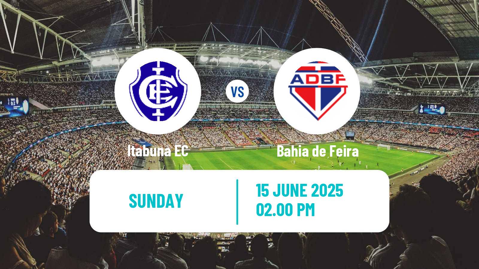 Soccer Brazilian Campeonato Baiano 2 Itabuna - Bahia de Feira