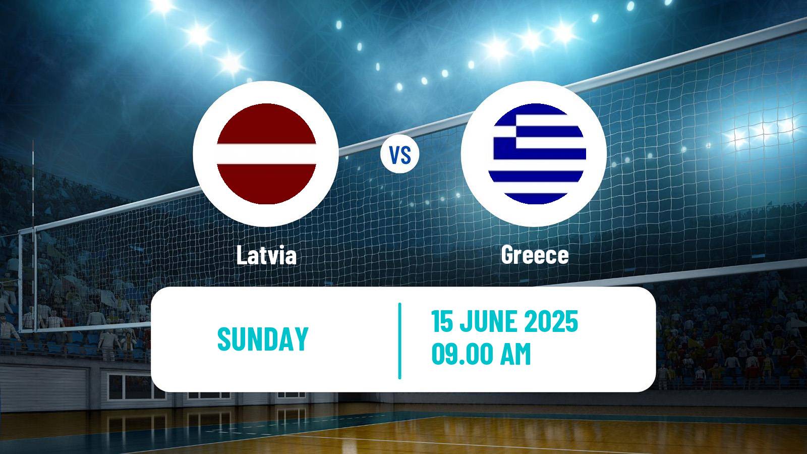Volleyball Golden European League Volleyball Latvia - Greece
