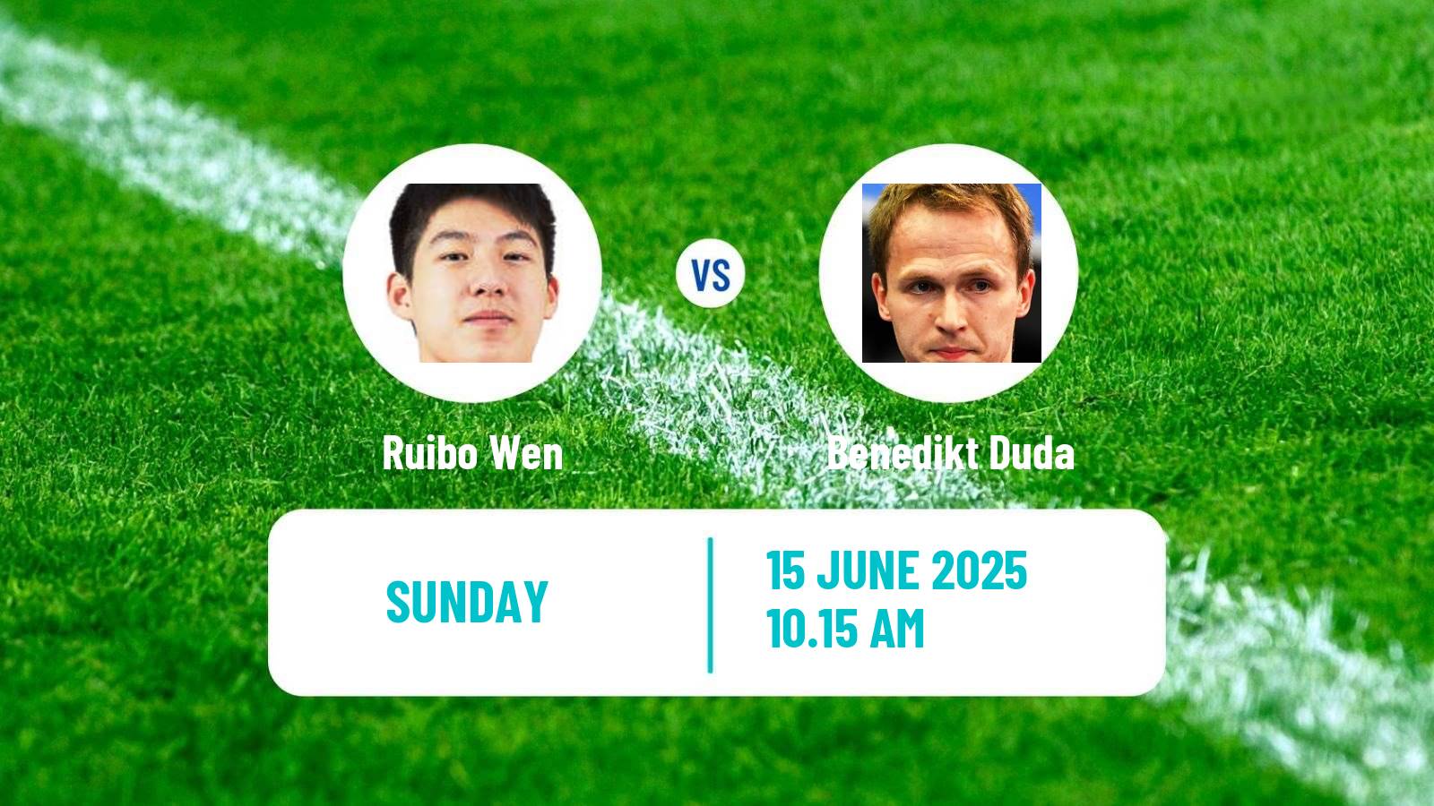 Table tennis Wtt Contender Skopje Men Ruibo Wen - Benedikt Duda