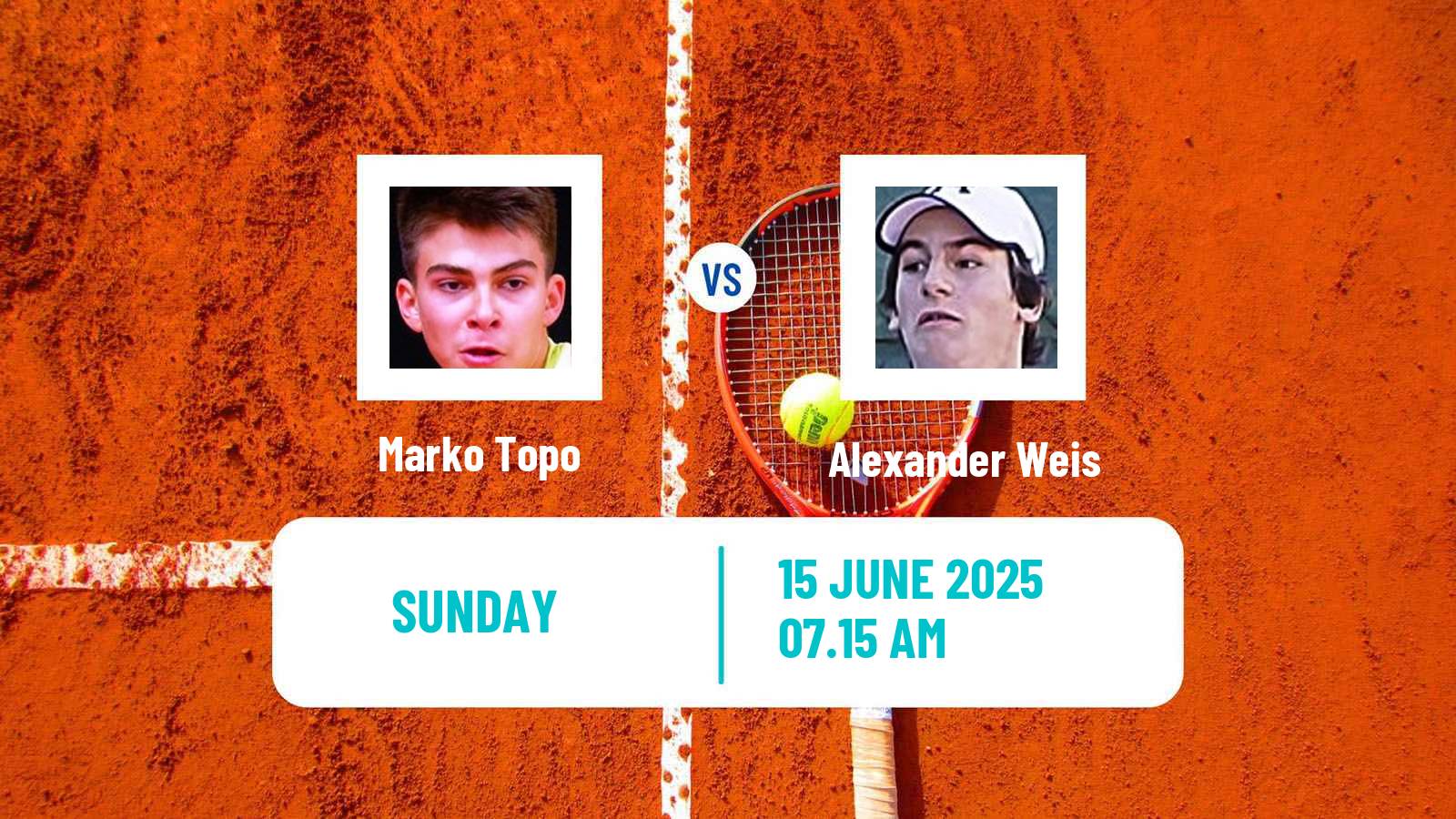 Tennis Sassuolo Challenger Men Marko Topo - Alexander Weis