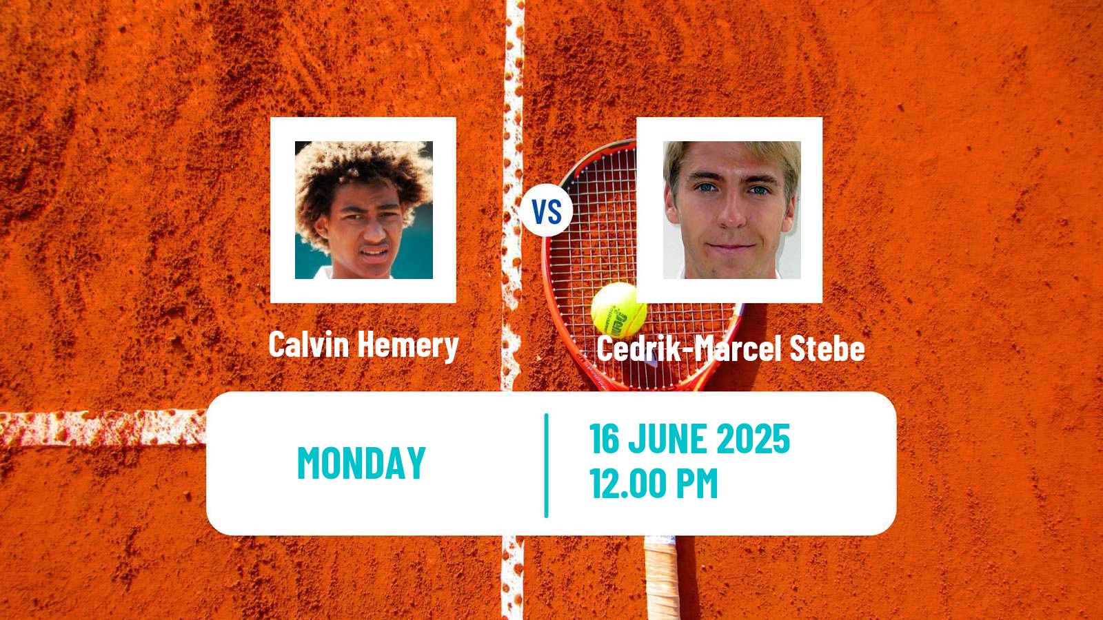 Tennis Royan Challenger Men Calvin Hemery - Cedrik-Marcel Stebe