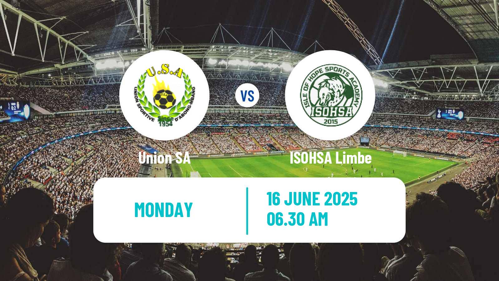 Soccer Cameroon Elite Two Union SA - ISOHSA Limbe