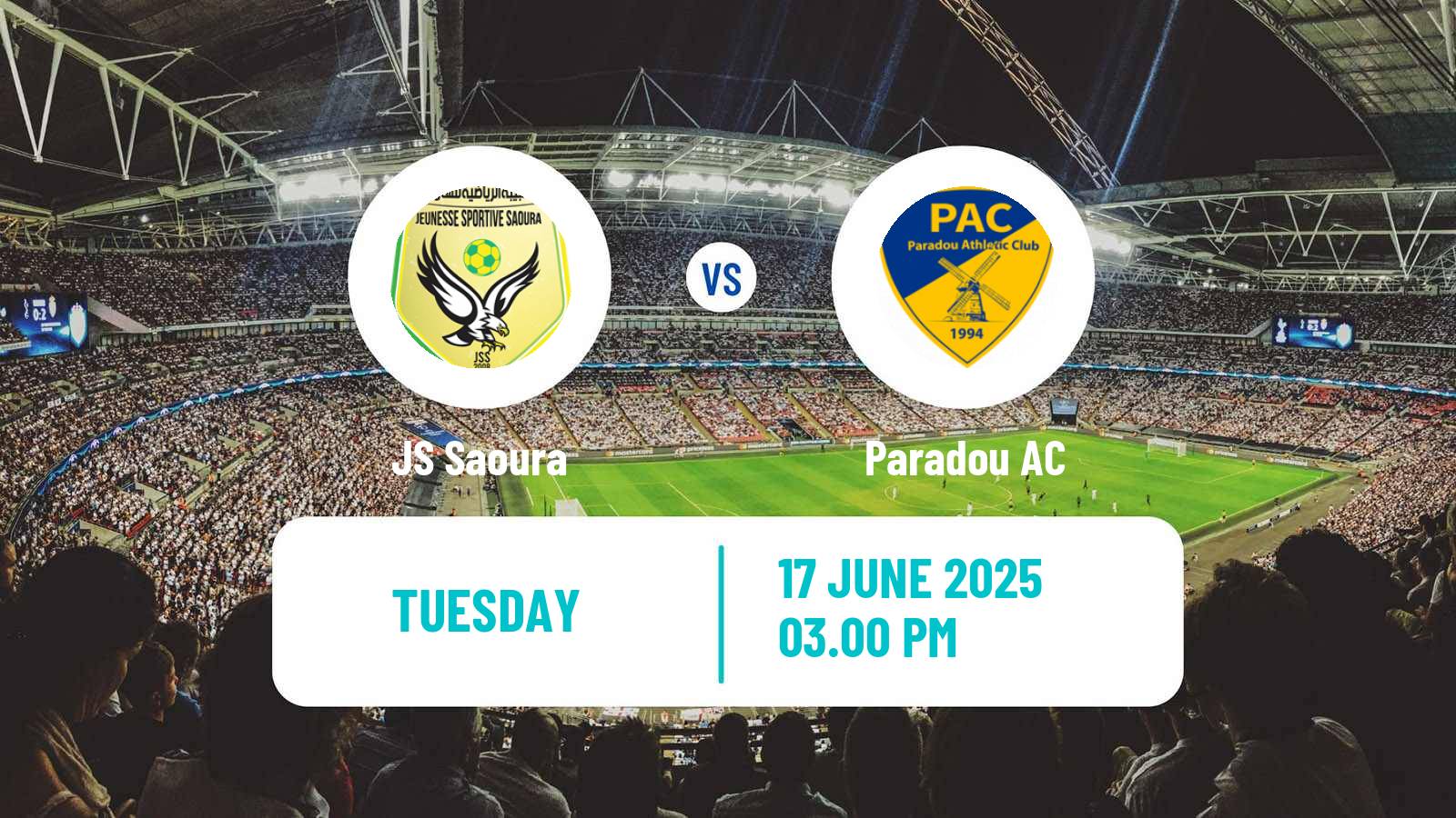 Soccer Algerian Ligue 1 Saoura - Paradou