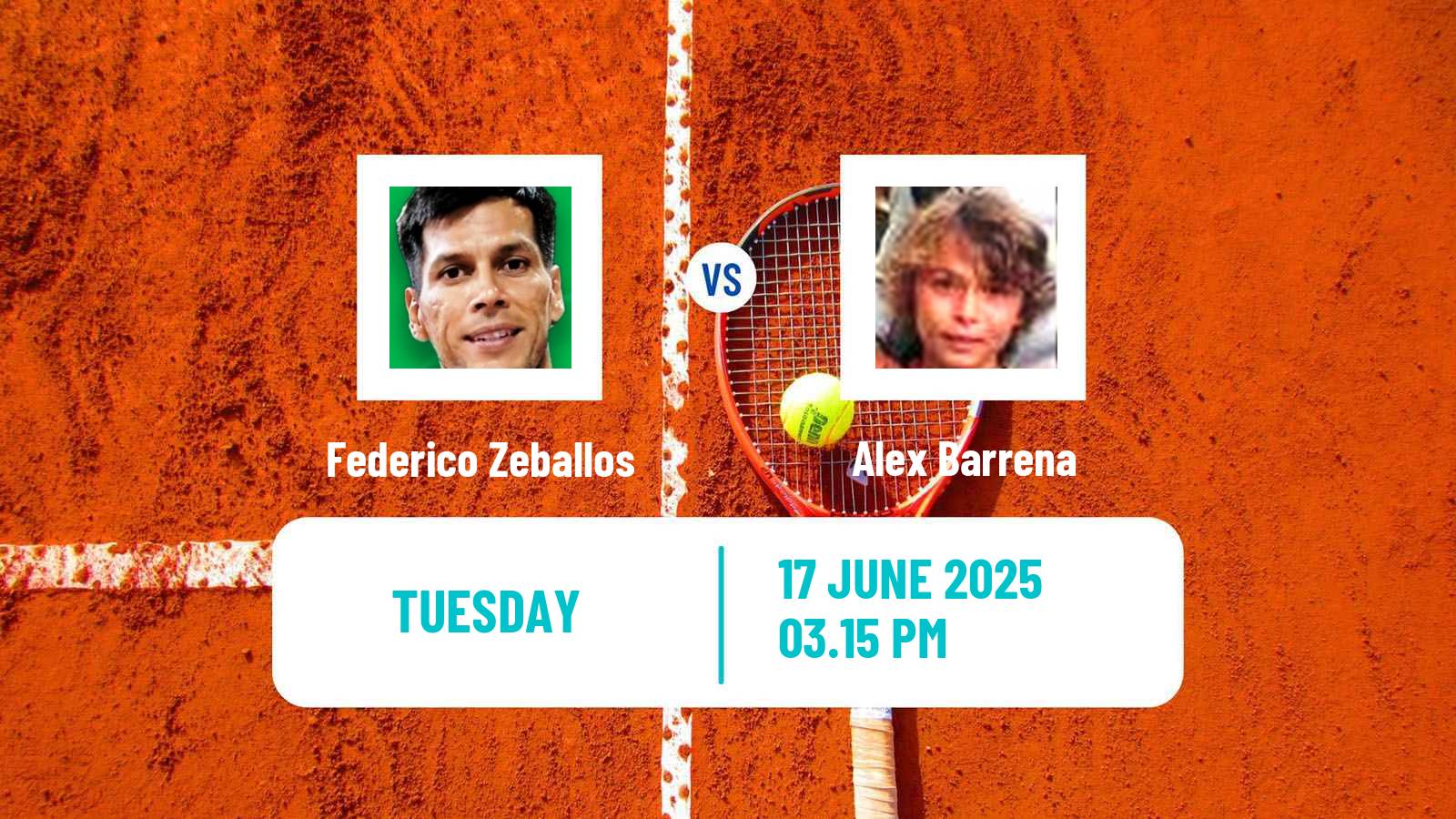 Tennis Santa Cruz Challenger Men Federico Zeballos - Alex Barrena
