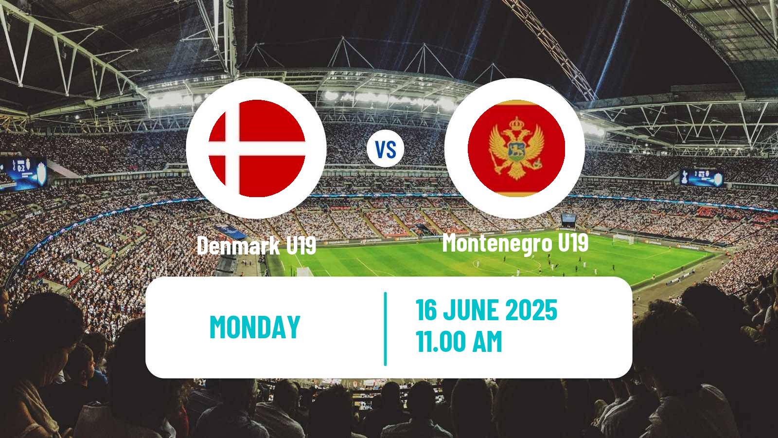 Soccer UEFA Euro U19 Denmark U19 - Montenegro U19