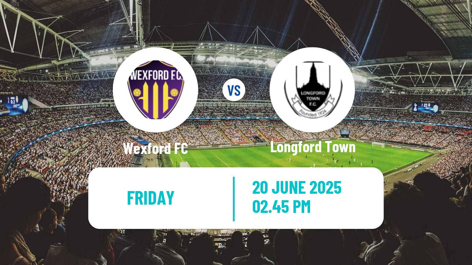 Soccer Irish Division 1 Wexford - Longford Town