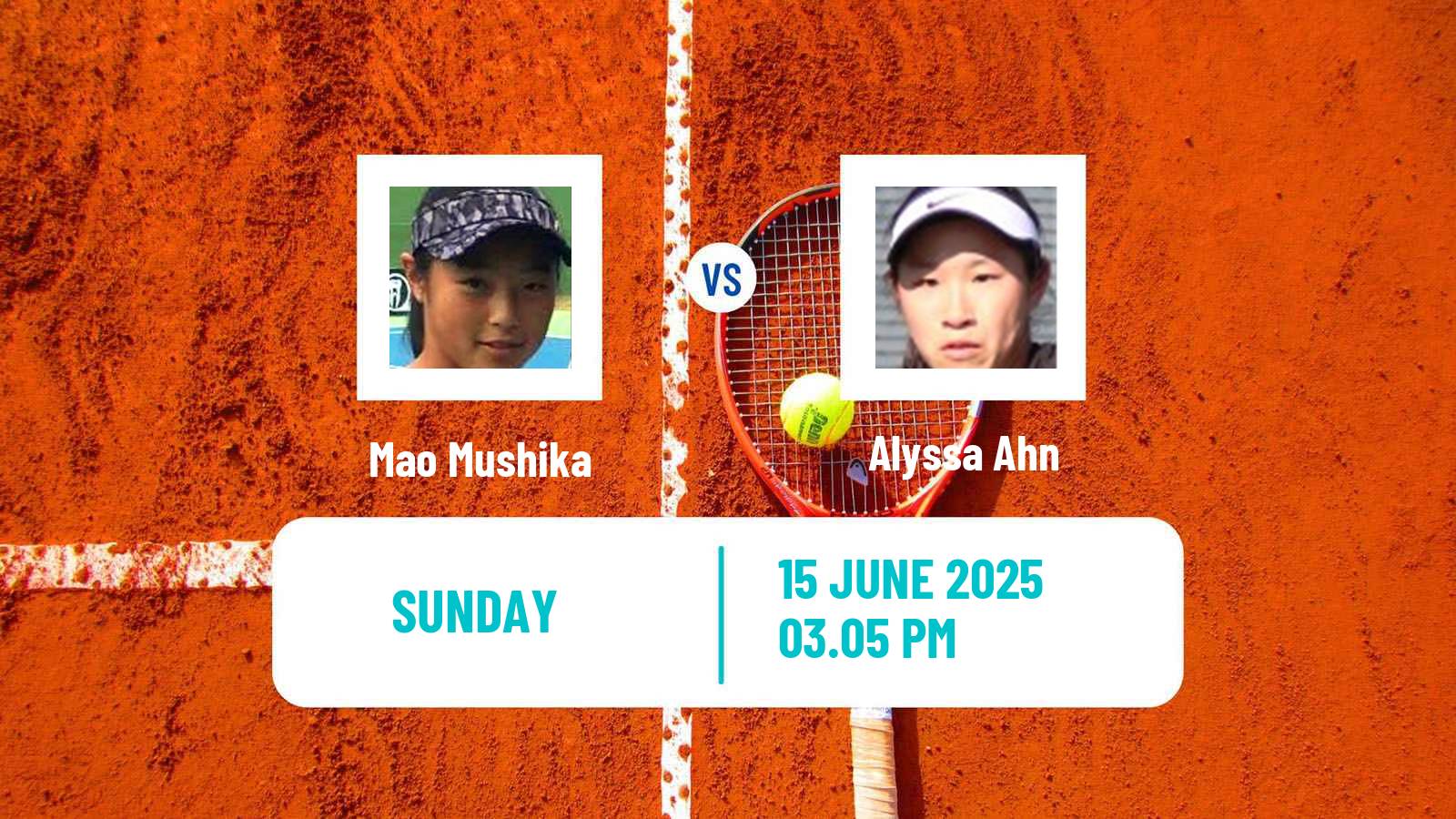 Tennis ITF W15 San Diego Ca 3 Women Mao Mushika - Alyssa Ahn