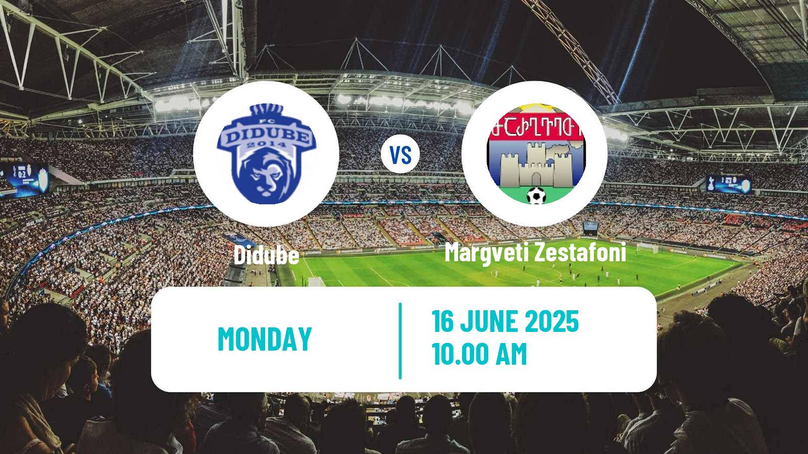 Soccer Georgian Liga 3 Didube - Margveti Zestafoni