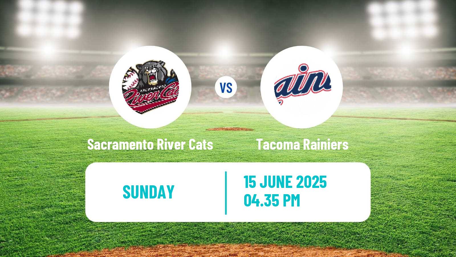 Baseball PCL Sacramento River Cats - Tacoma Rainiers