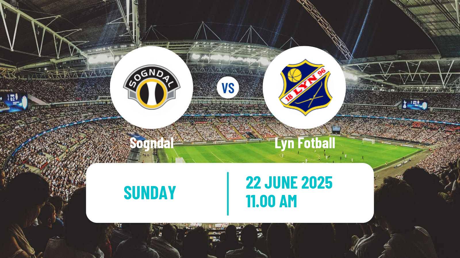 Soccer Norwegian Adeccoligaen Sogndal - Lyn