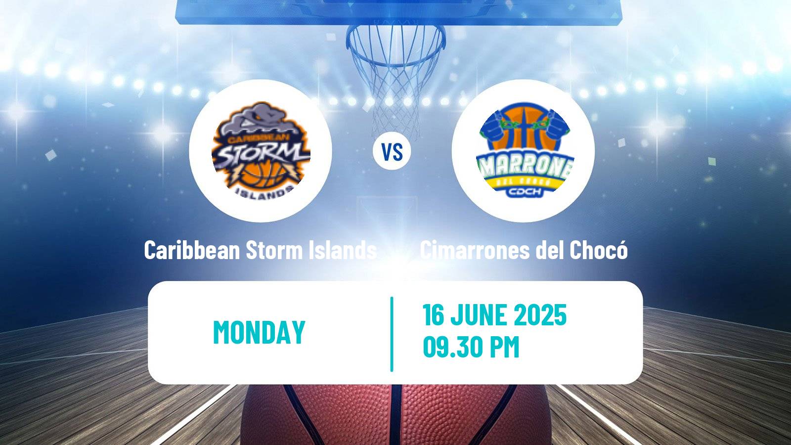 Basketball Colombian LBP Basketball Caribbean Storm Islands - Cimarrones del Chocó