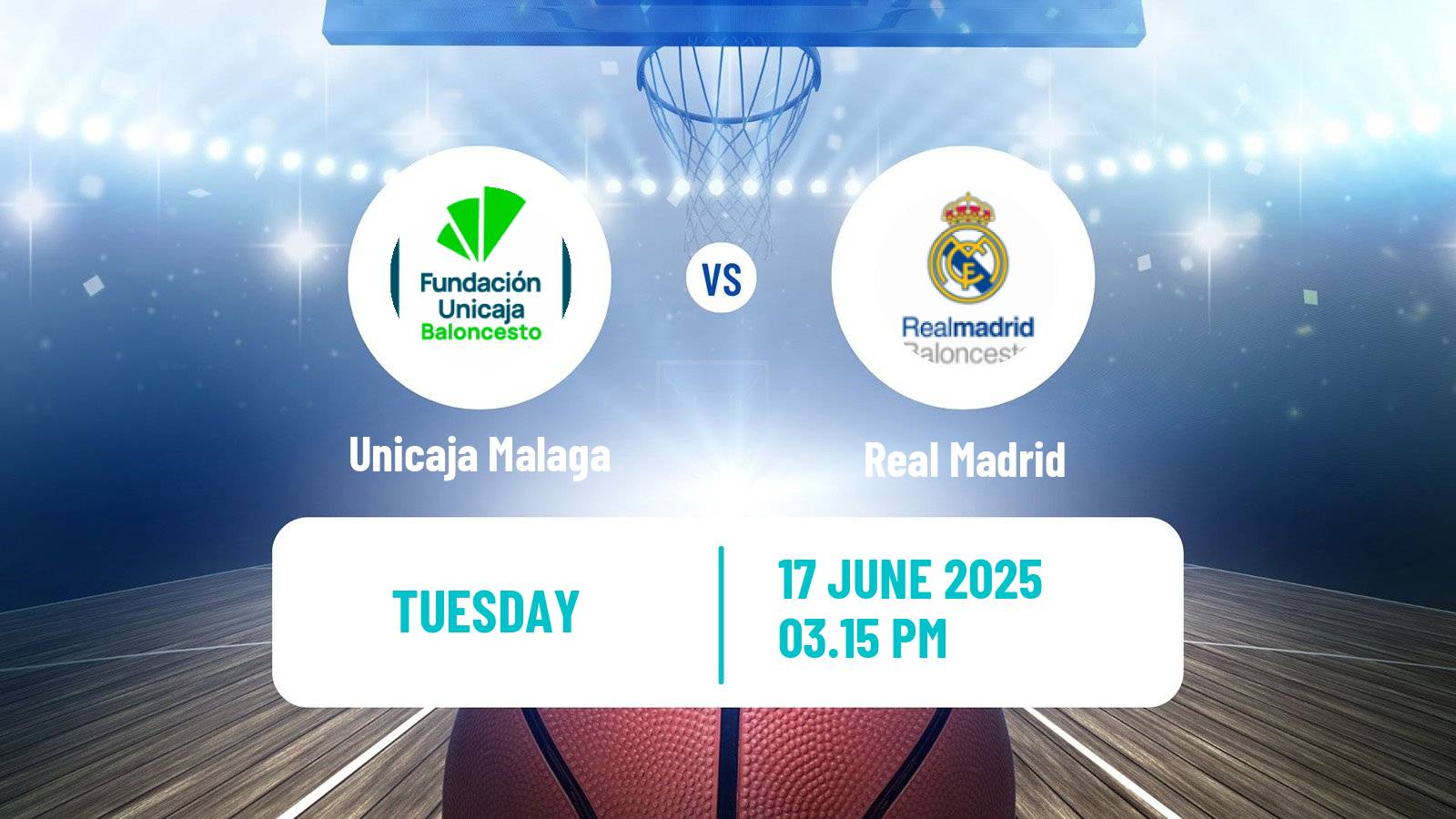 Basketball Spanish ACB League Unicaja Malaga - Real Madrid