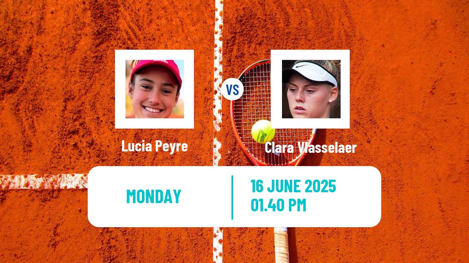 Tennis ITF W35 H Tauste Women Lucia Peyre - Clara Vlasselaer