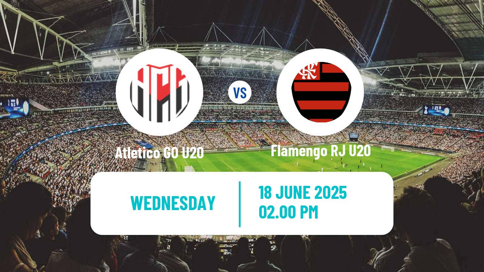 Soccer Brasileiro U20 Atletico GO U20 - Flamengo RJ U20
