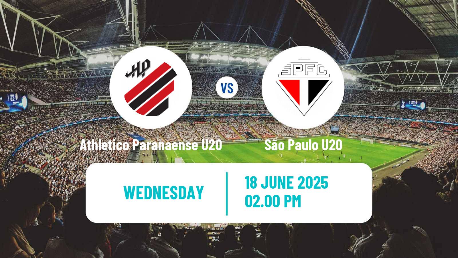 Soccer Brasileiro U20 Athletico Paranaense U20 - São Paulo U20