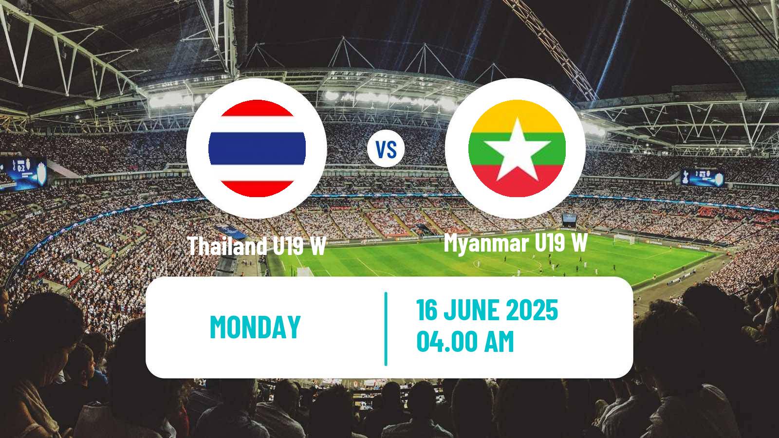 Soccer Friendly International Women Thailand U19 W - Myanmar U19 W