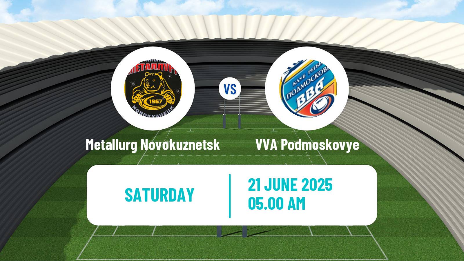 Rugby union Russian Premier League Rugby Metallurg Novokuznetsk - VVA Podmoskovye