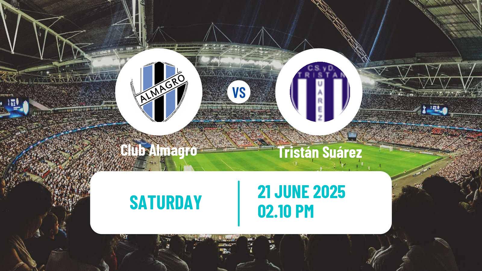 Soccer Argentinian Primera Nacional Club Almagro - Tristán Suárez