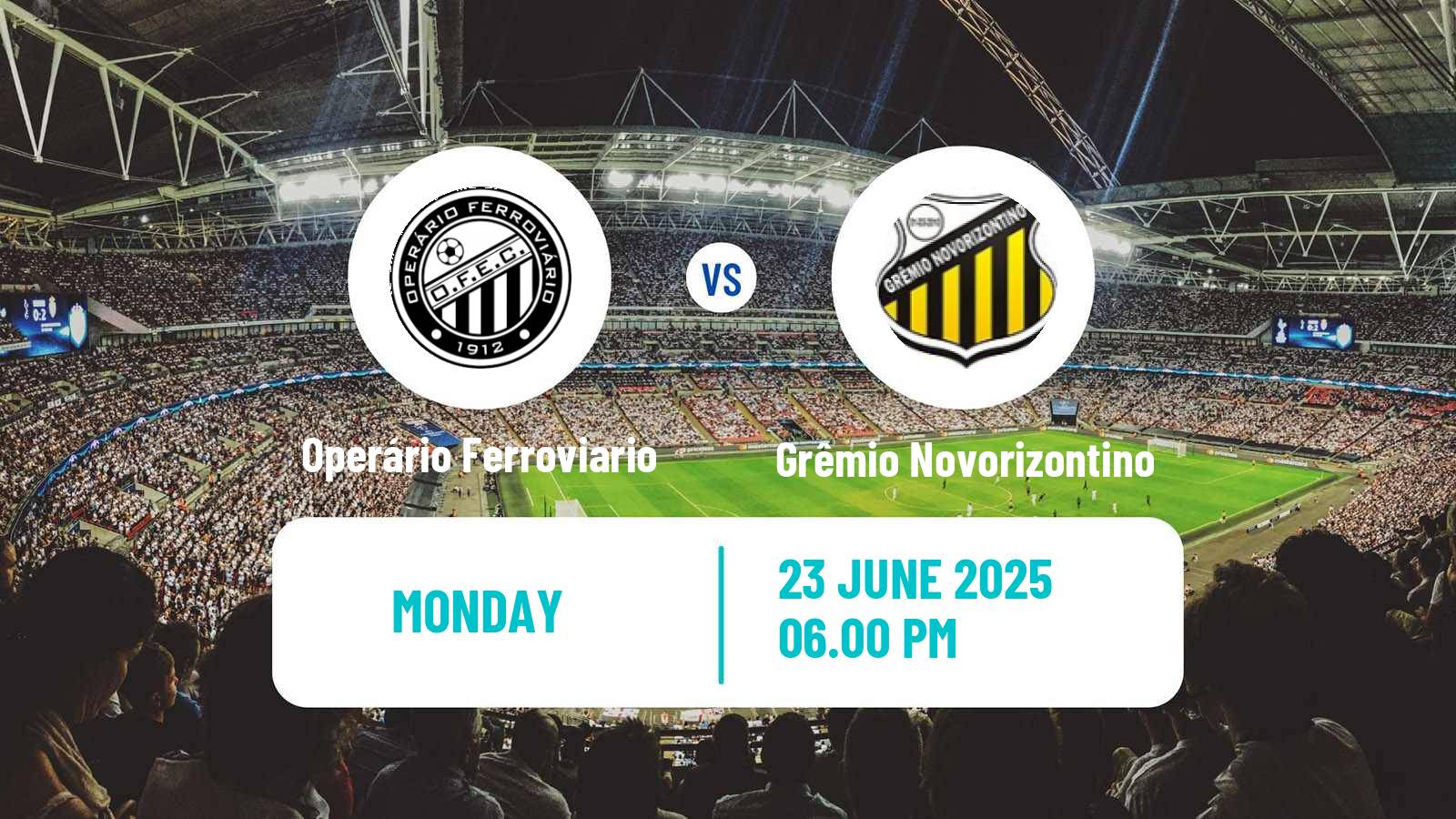 Soccer Brazilian Serie B Operário Ferroviario - Grêmio Novorizontino