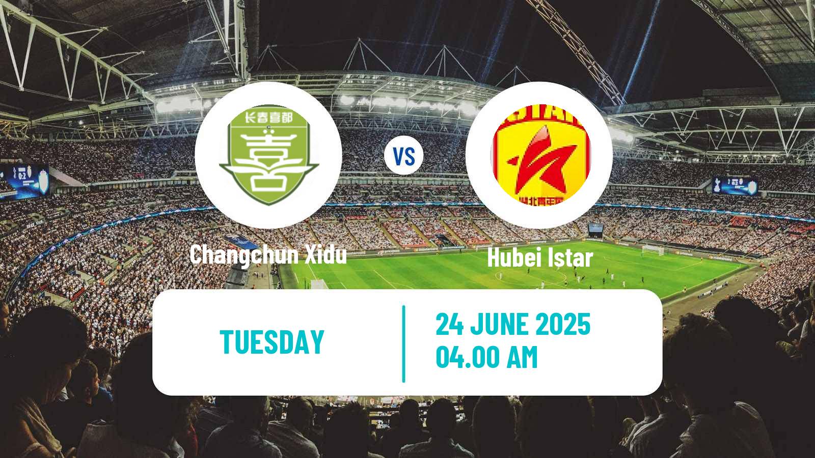 Soccer Chinese Yi League Changchun Xidu - Hubei Istar