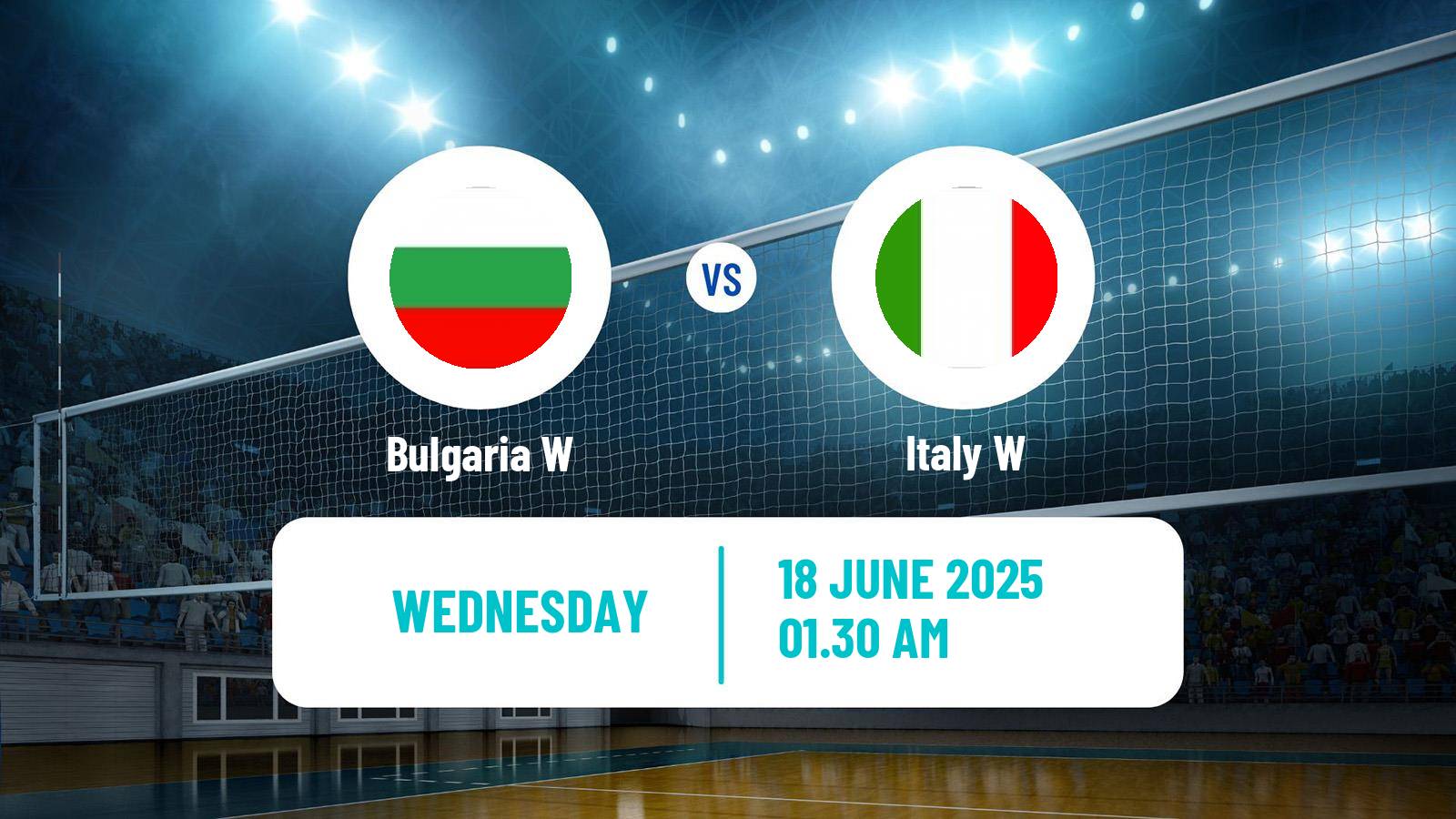 Volleyball Nations League Volleyball Women Bulgaria W - Italy W