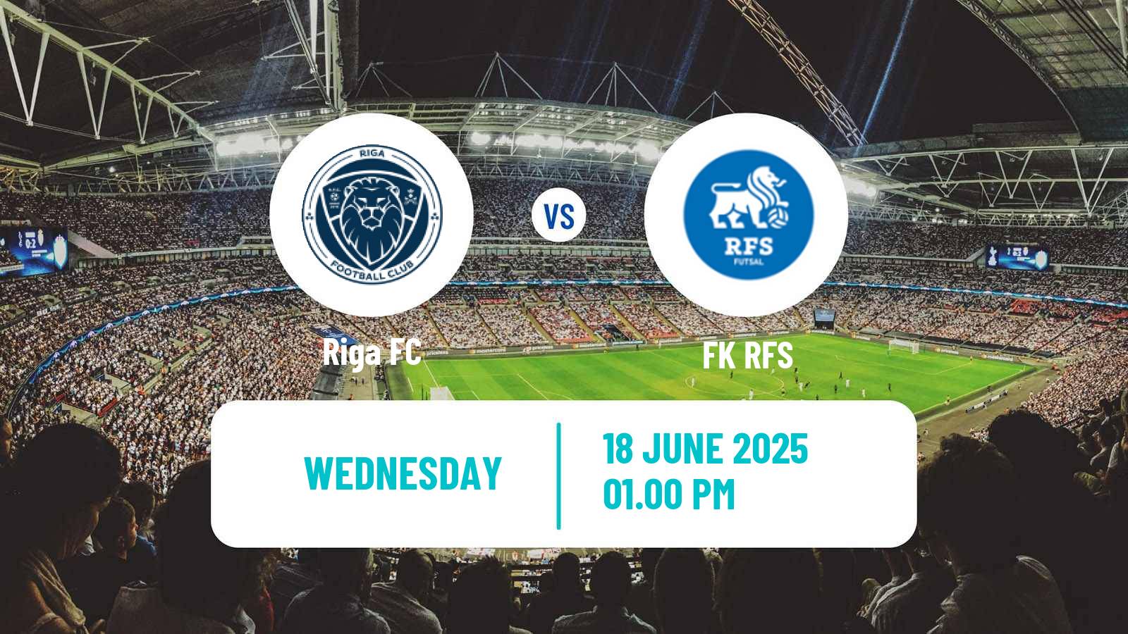 Soccer Latvian Virsliga Riga - RFS