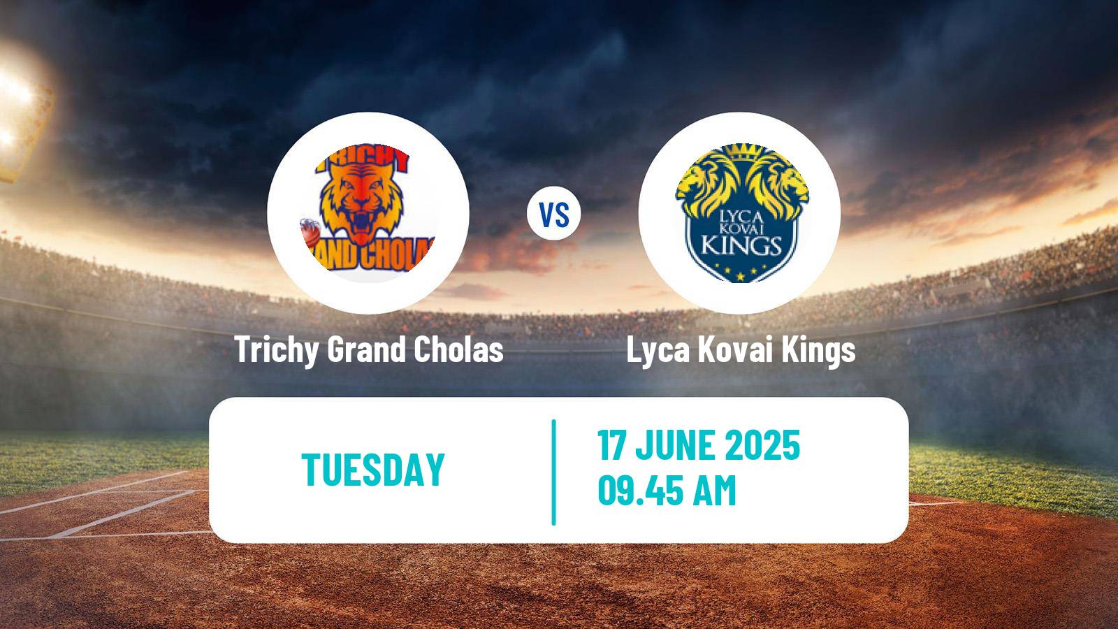 Cricket Tamil Nadu Premier League Trichy Grand Cholas - Lyca Kovai Kings