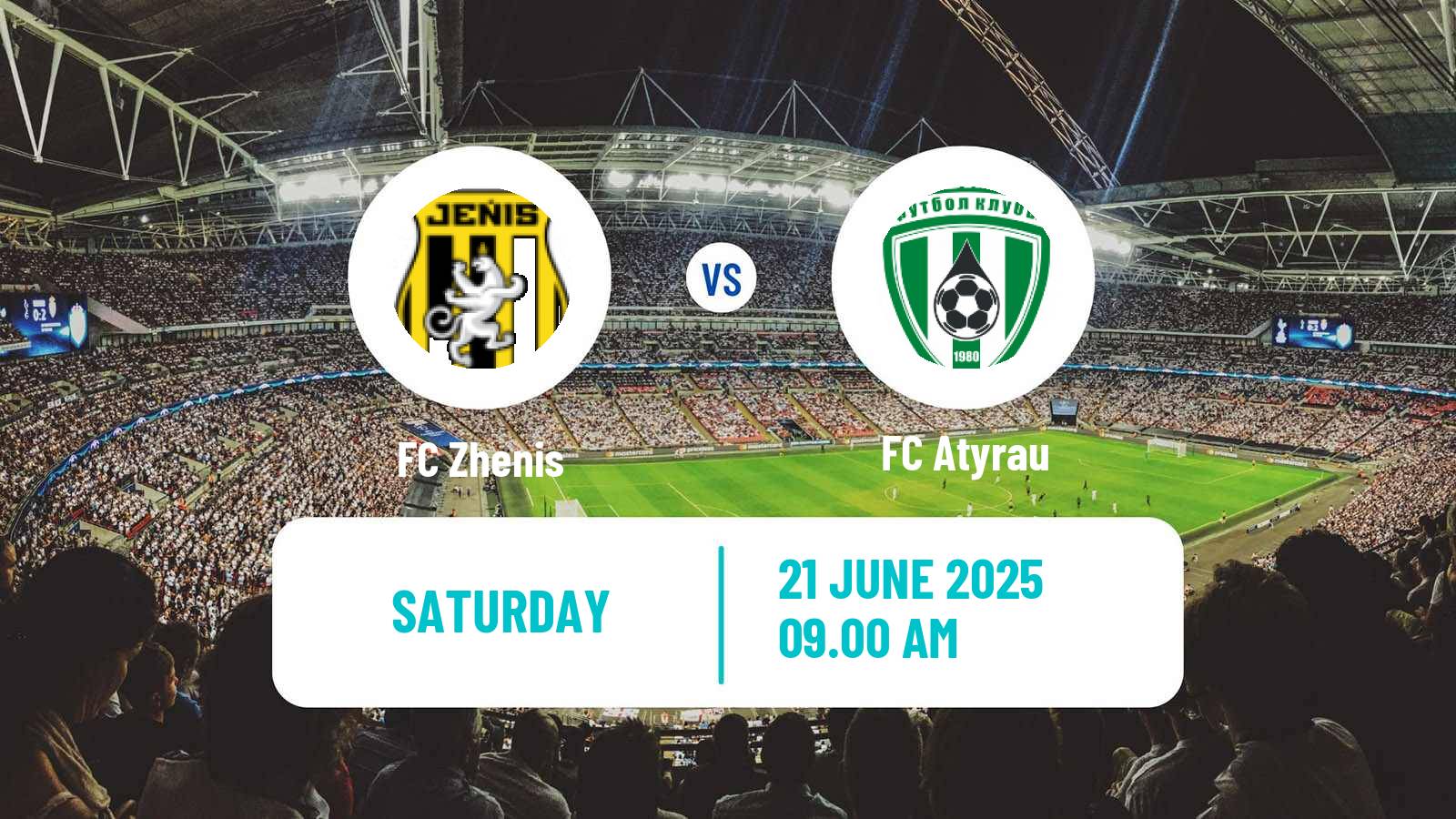 Soccer Kazakh Premier League Zhenis - Atyrau