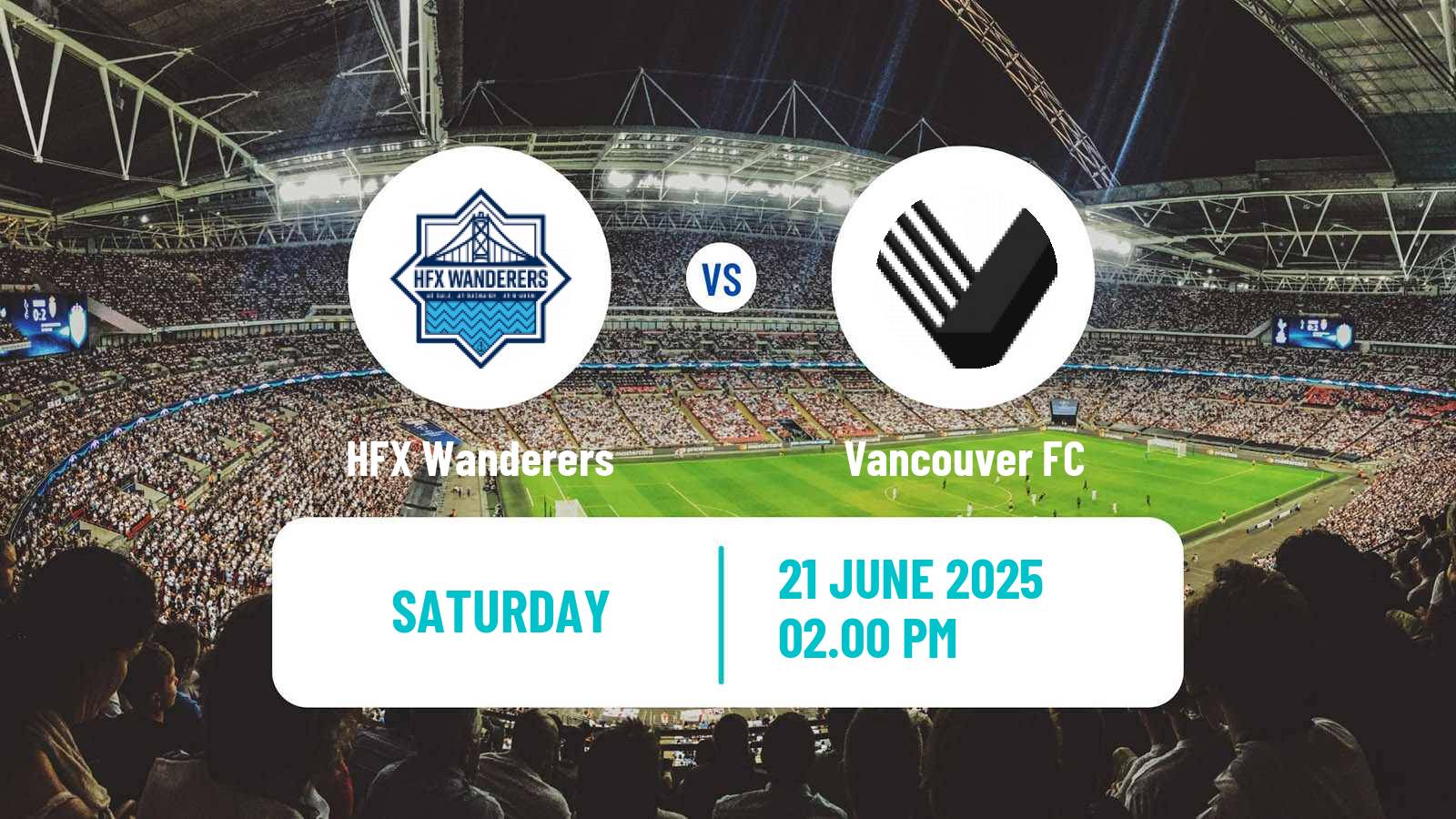 Soccer Canadian Premier League HFX Wanderers - Vancouver FC