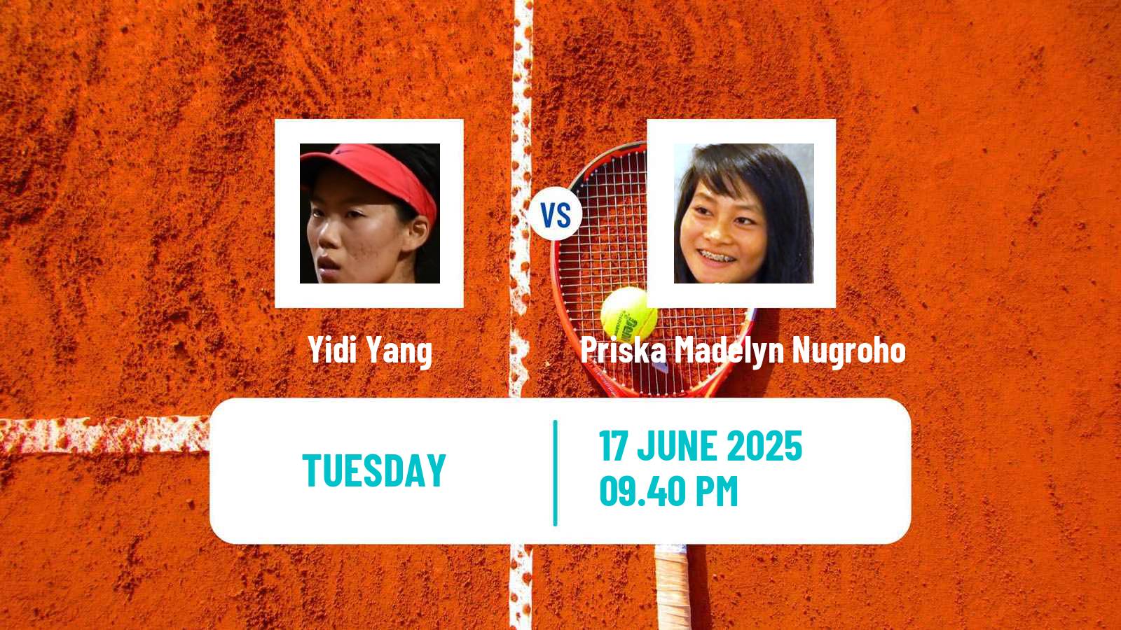 Tennis ITF W50 Taizhou Women Yidi Yang - Priska Madelyn Nugroho