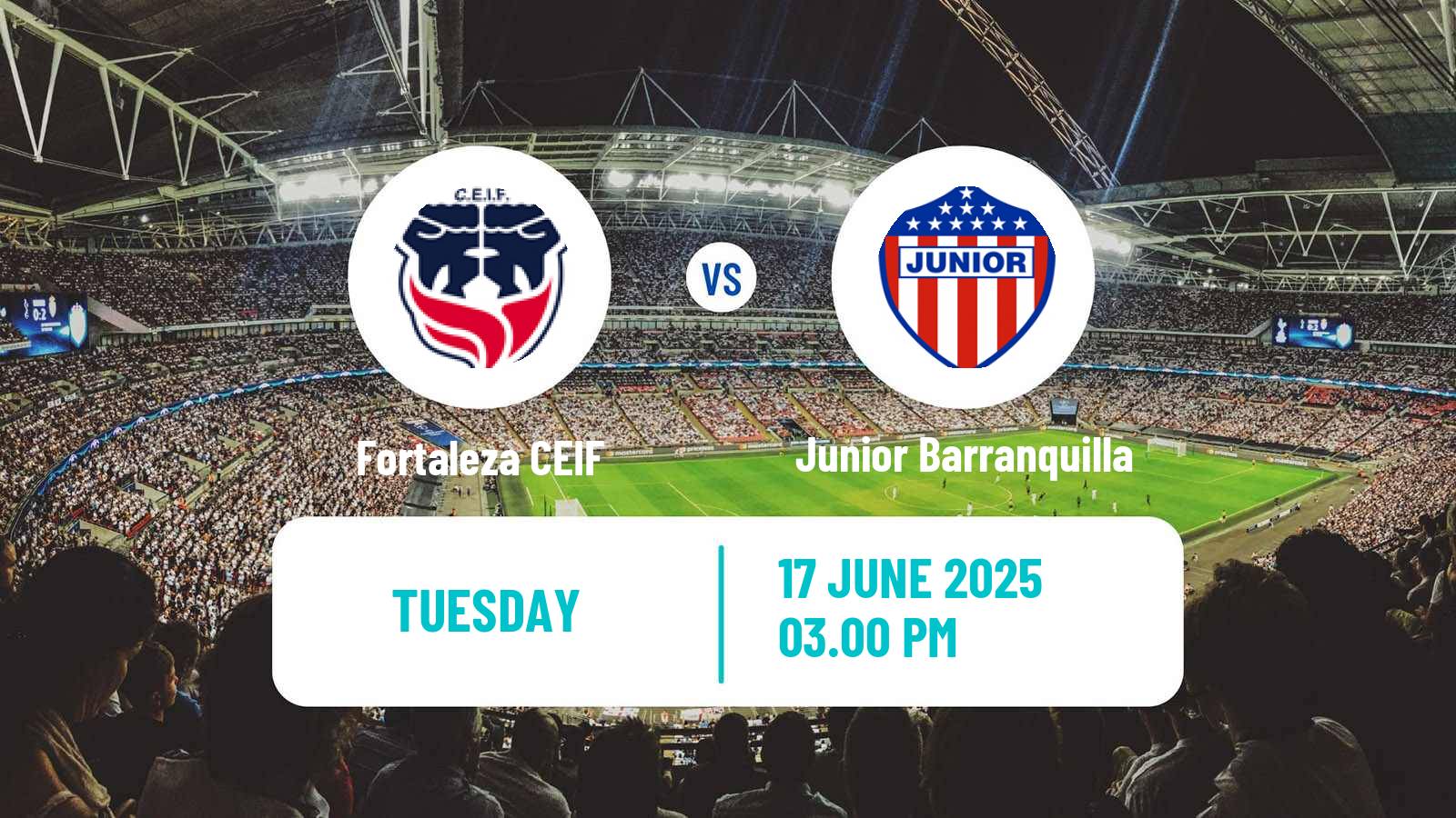 Soccer Colombian Liga Women Fortaleza CEIF - Junior Barranquilla