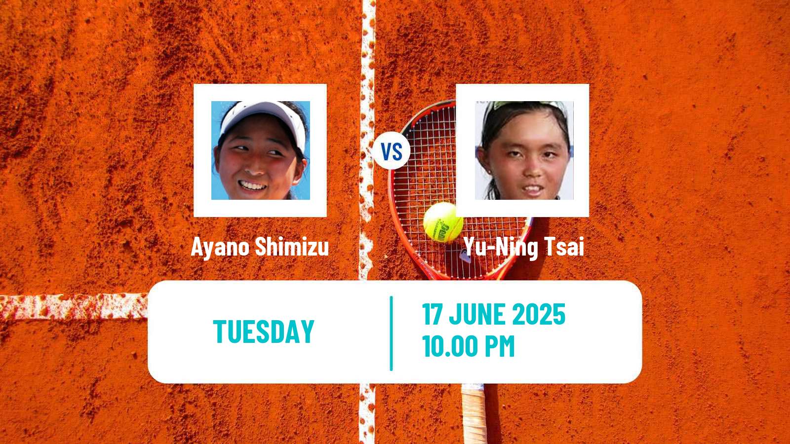 Tennis ITF W35 Taipei Women Ayano Shimizu - Yu-Ning Tsai