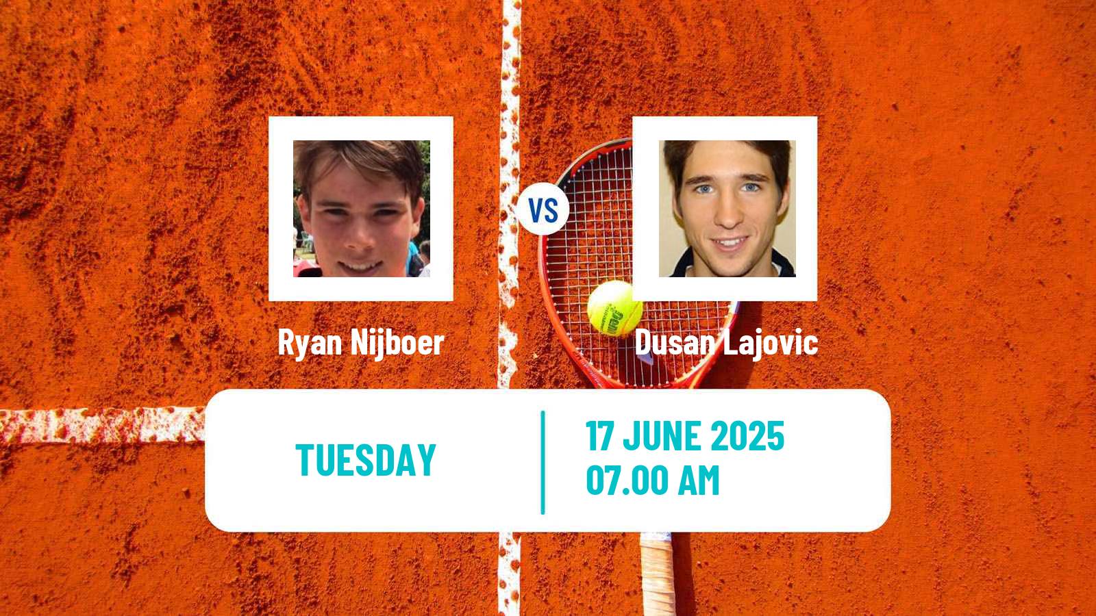 Tennis Sassuolo Challenger Men Ryan Nijboer - Dusan Lajovic