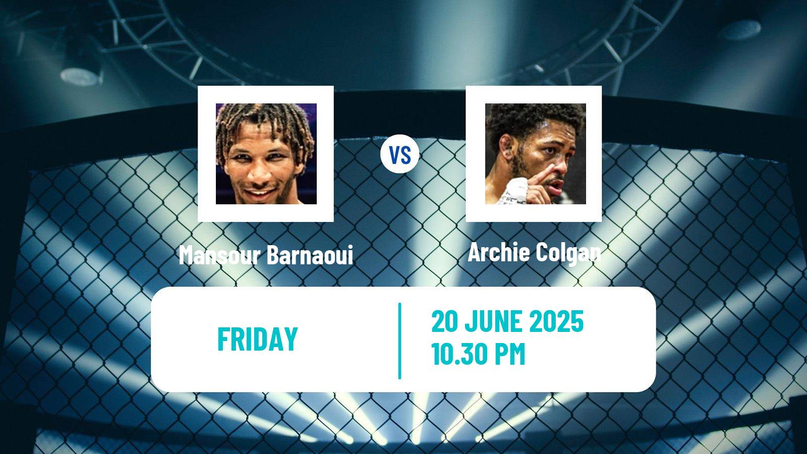 MMA Lightweight Pfl Men Mansour Barnaoui - Archie Colgan