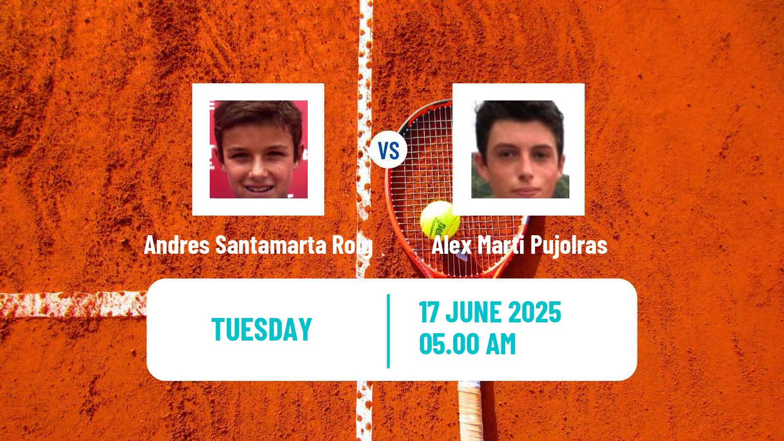 Tennis Royan Challenger Men Andres Santamarta Roig - Alex Marti Pujolras