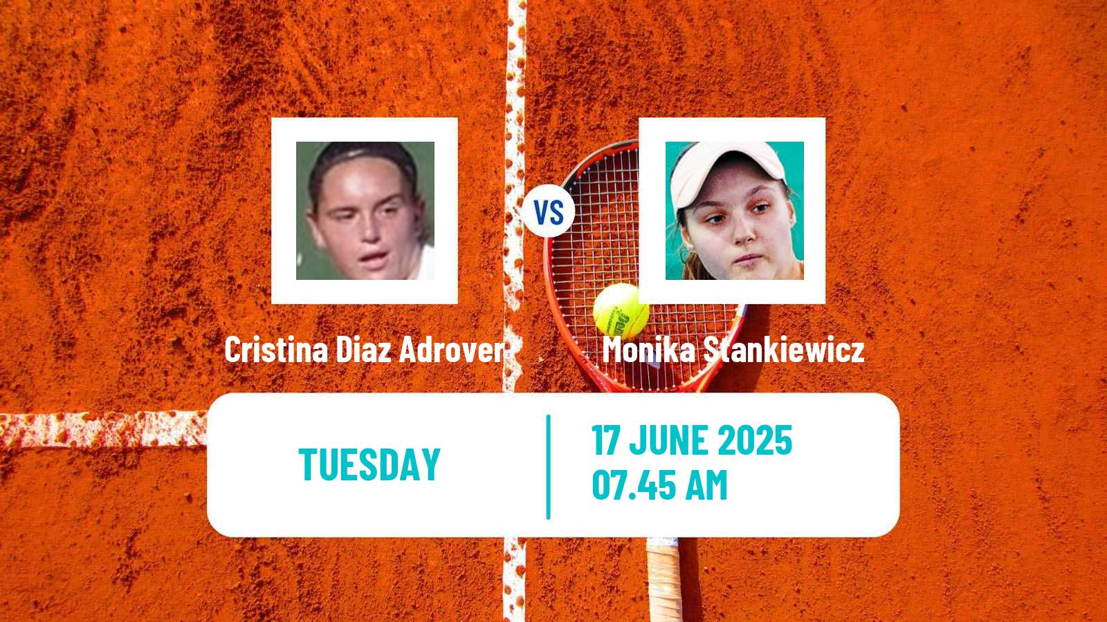 Tennis ITF W35 Ystad Women Cristina Diaz Adrover - Monika Stankiewicz