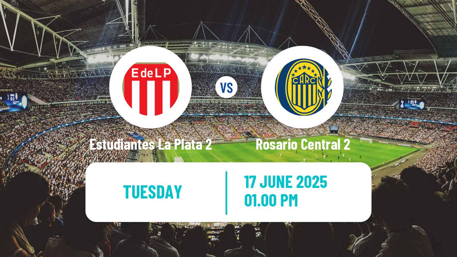 Soccer Argentinian Reserve League Estudiantes La Plata 2 - Rosario Central 2