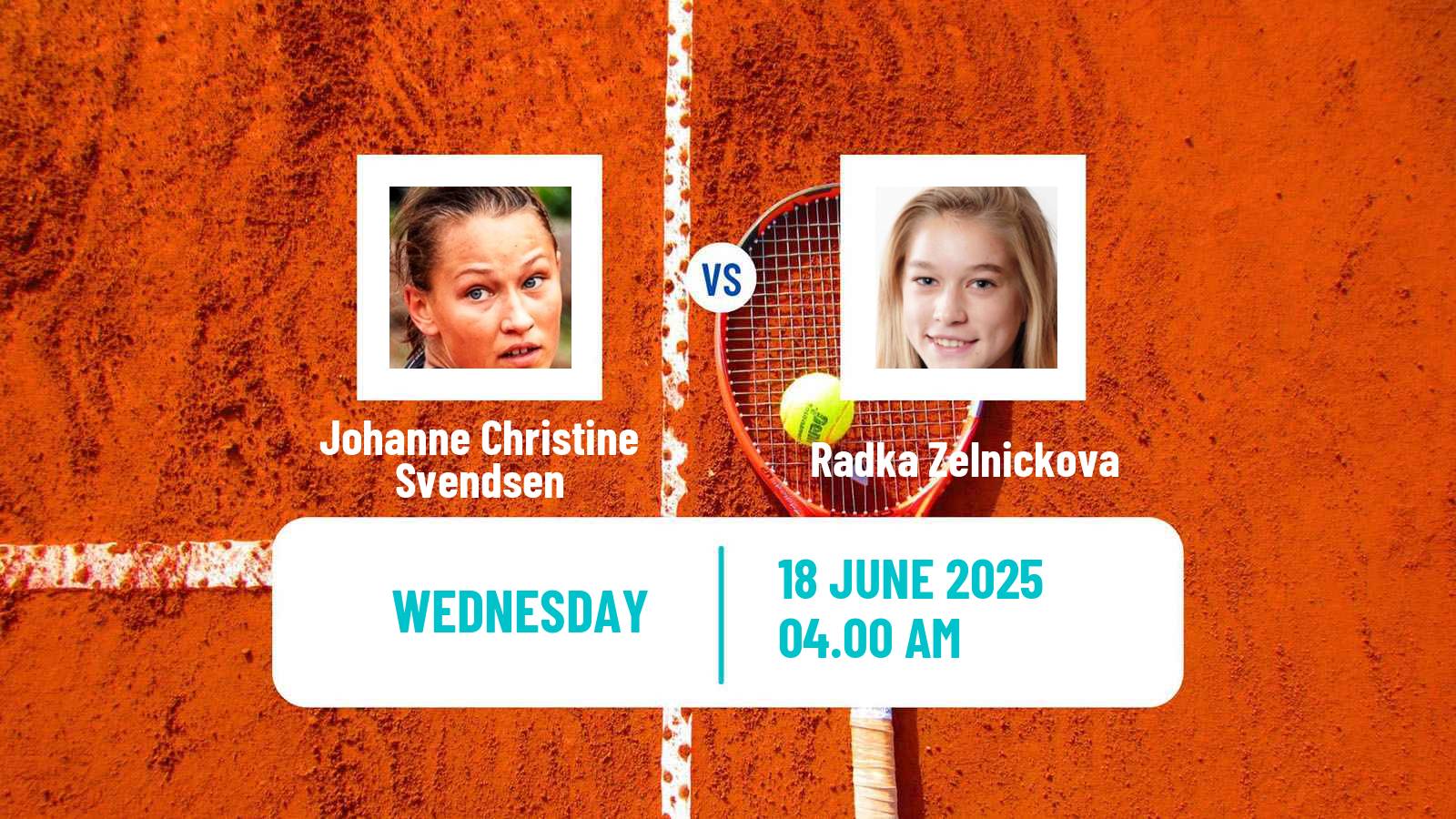 Tennis ITF W35 Ystad Women Johanne Christine Svendsen - Radka Zelnickova
