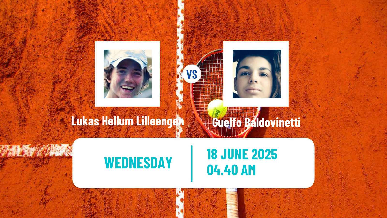 Tennis ITF M25 Klosters Men Lukas Hellum Lilleengen - Guelfo Baldovinetti