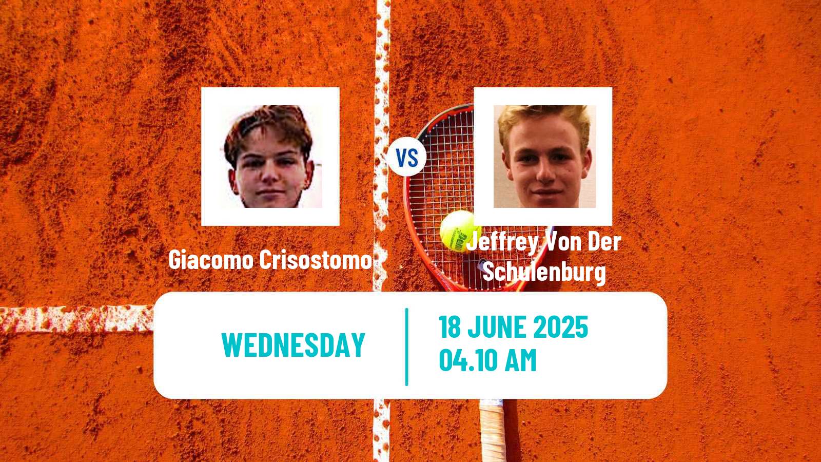 Tennis ITF M25 Klosters Men Giacomo Crisostomo - Jeffrey Von Der Schulenburg