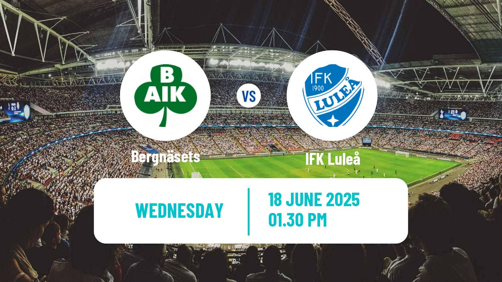 Soccer Swedish Division 2 - Norrland Bergnäsets - Luleå