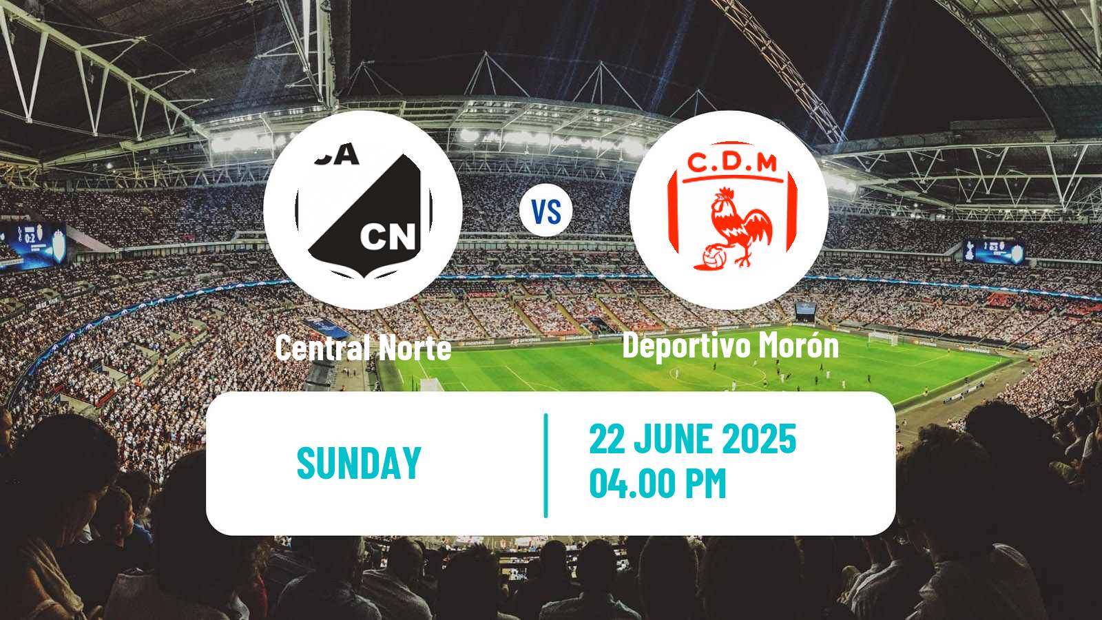 Soccer Argentinian Primera Nacional Central Norte - Deportivo Morón