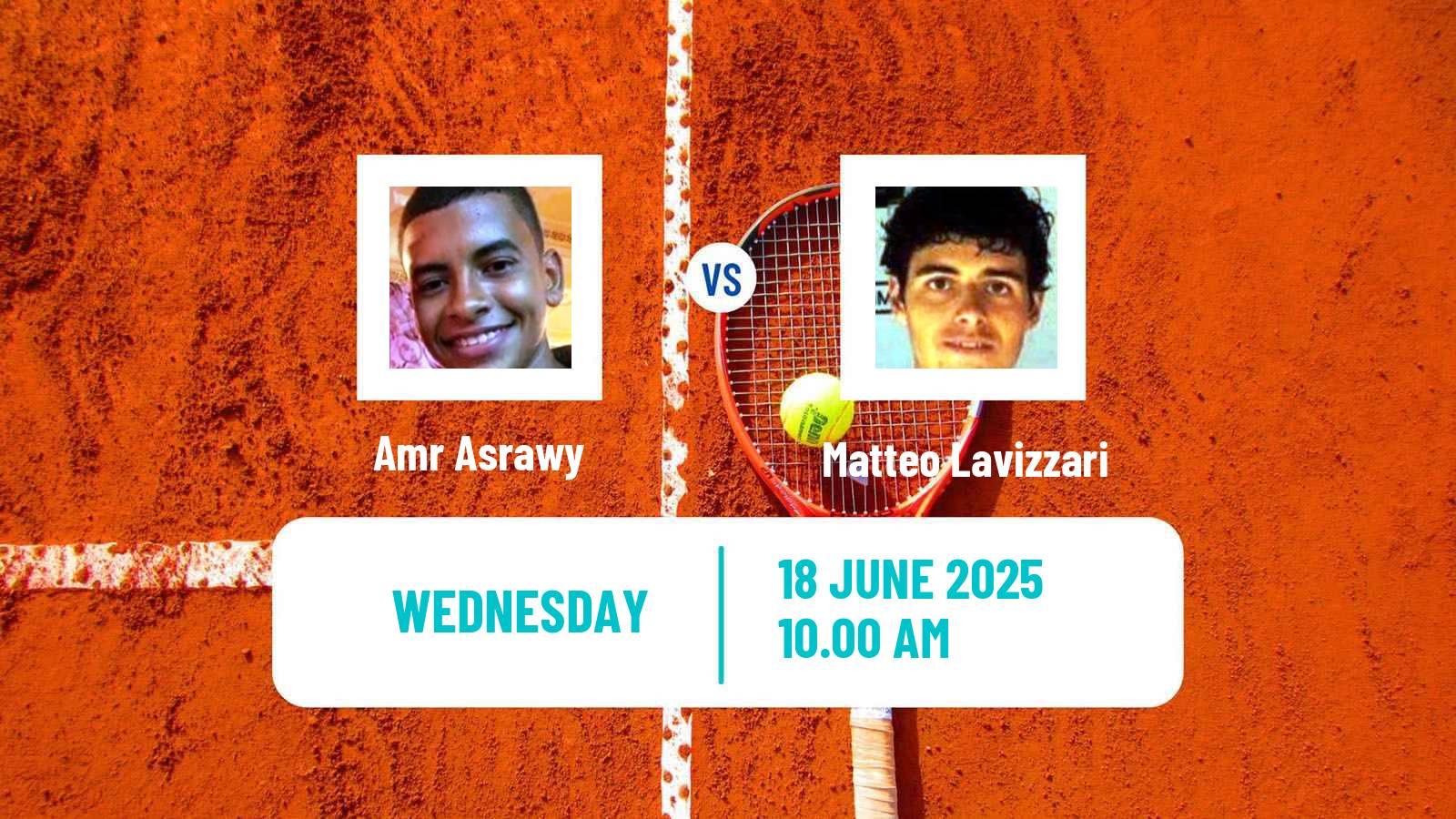 Tennis ITF M15 Monastir 24 Men Amr Asrawy - Matteo Lavizzari