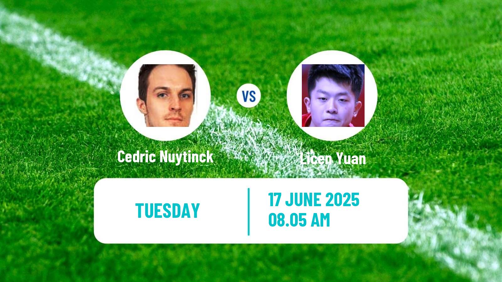 Table tennis Wtt Star Contender Ljubljana Men Cedric Nuytinck - Licen Yuan