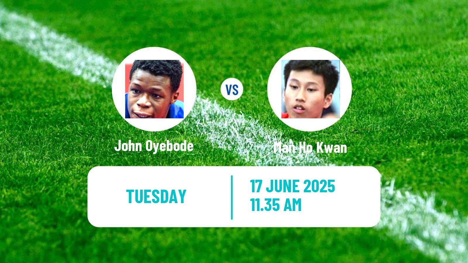 Table tennis Wtt Star Contender Ljubljana Men John Oyebode - Man Ho Kwan