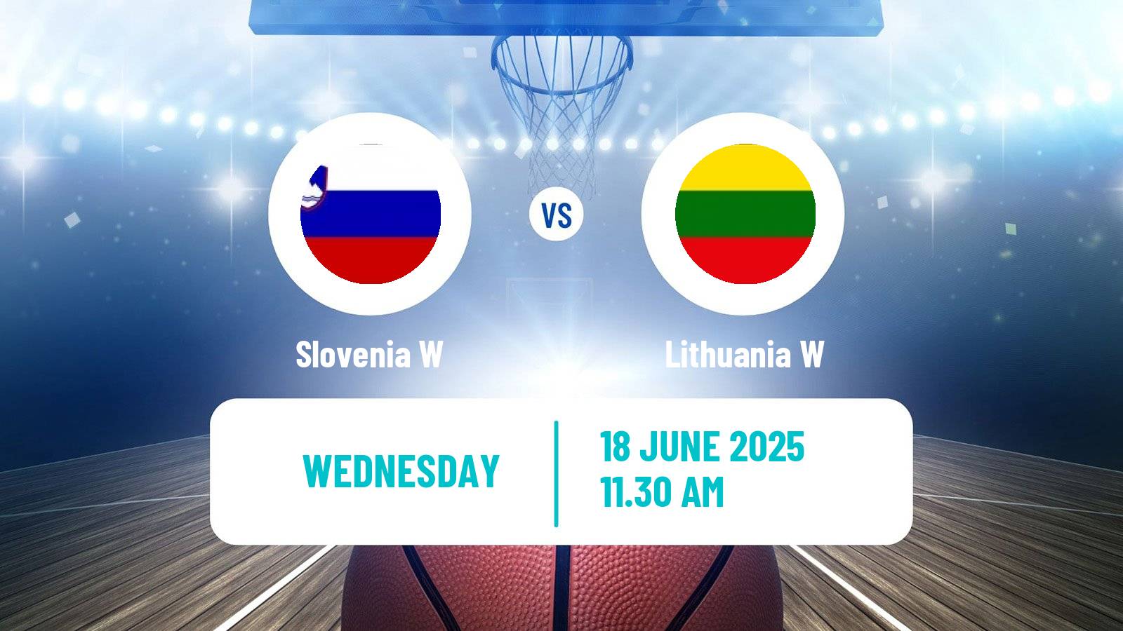Basketball EuroBasket Women Slovenia W - Lithuania W